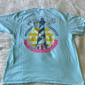 Simply Southern Light Blue Graphic T-Shirt